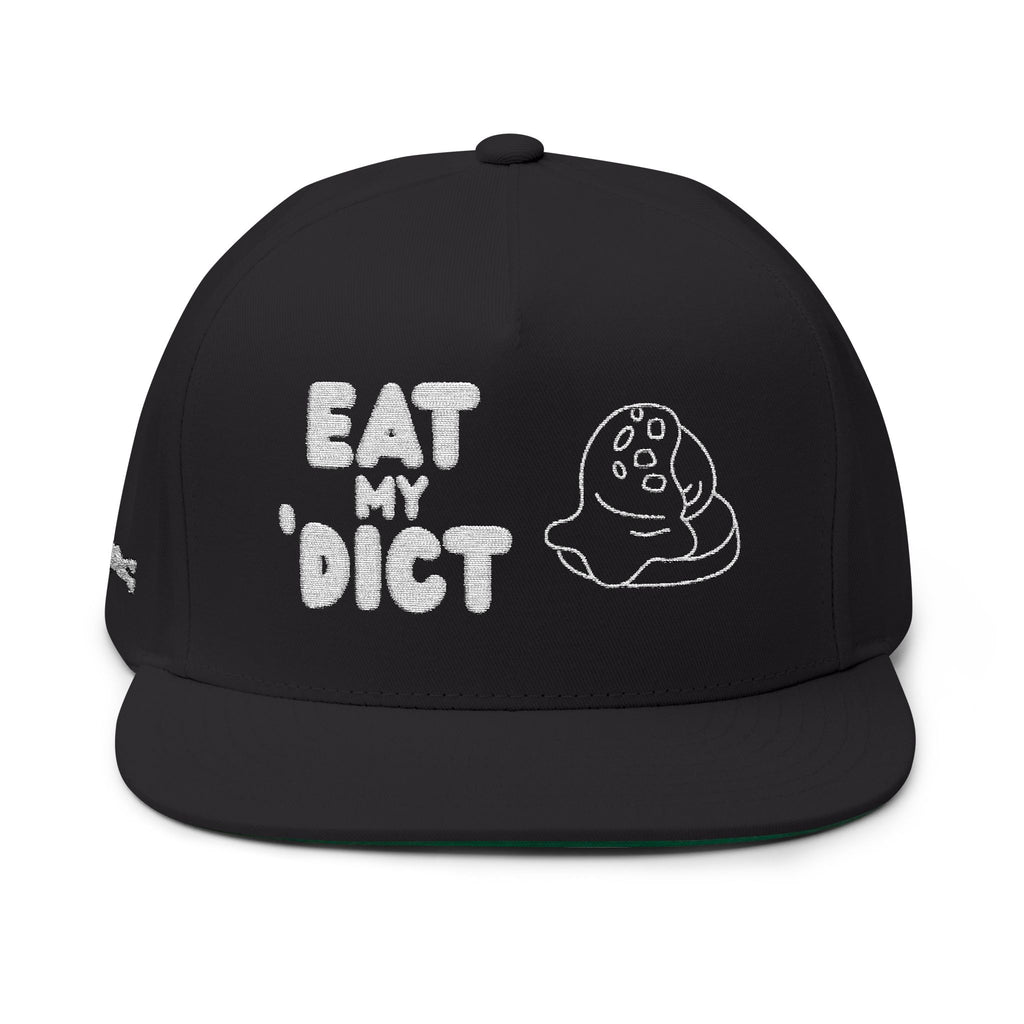 EAT MY ‘DICT – SlyGuy Snapback Hat, Black, One Size